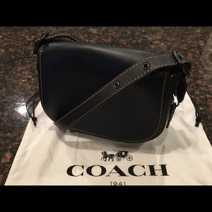 Coach black original glove tanned leather crossbody